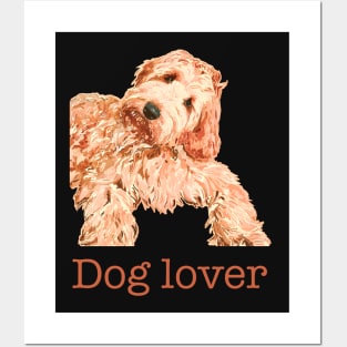 Dog Lover shirt with adorable puppy dog Posters and Art